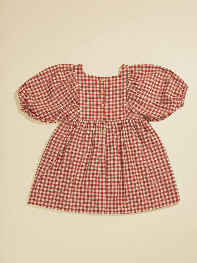Wren Gingham Dress Detail 3 - TULLABEE
