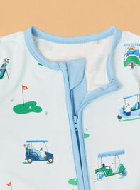 Vinny Vintage Golf Romper Detail 3 - TULLABEE