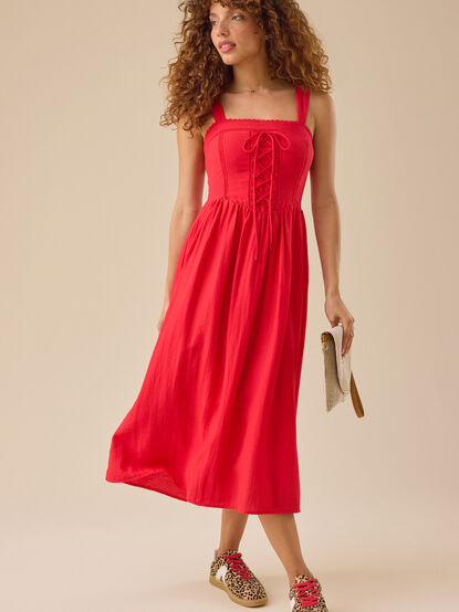 Clarke Ruffle Tiered Maxi Dress - TULLABEE