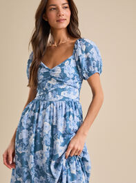 Clarey Floral Maxi Dress Detail 2 - TULLABEE