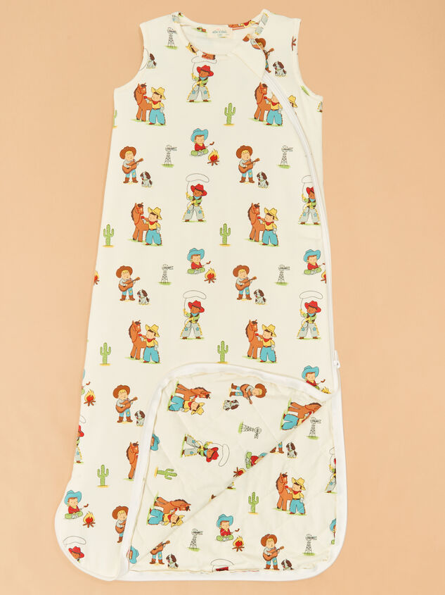 Vintage Cowboy Sleep Bag Detail 3 - TULLABEE