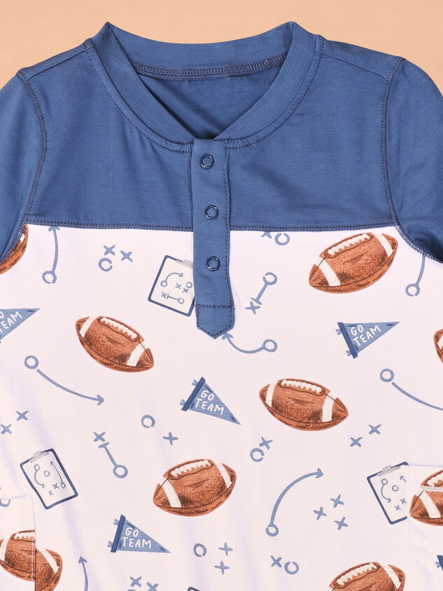 Andre Gameday Romper Detail 2 - TULLABEE