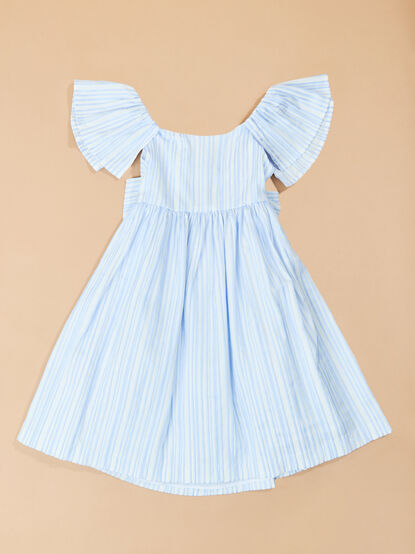 Emma Flutter Sleeve Dress - TULLABEE