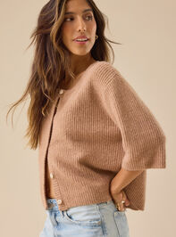 Greda Boxy Button Up Sweater Detail 3 - TULLABEE