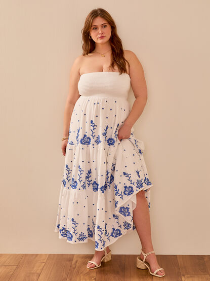 Melanie Strapless Maxi Dress - TULLABEE