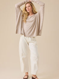 Tracie Waffle Knit Tunic Detail 2 - TULLABEE