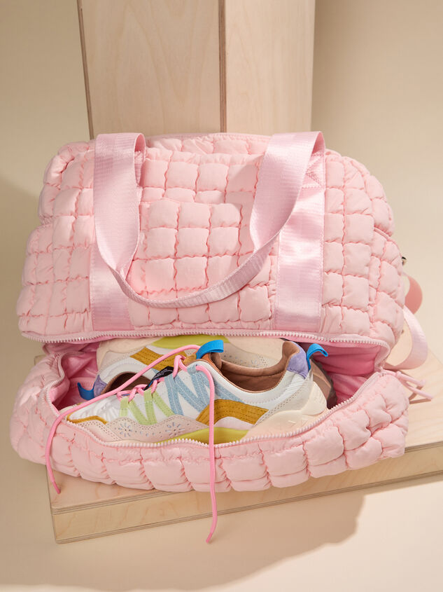 Carry On Quilted Tote Detail 3 - TULLABEE