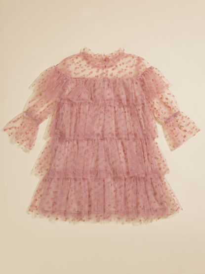Elaine Heart Tulle Dress - TULLABEE