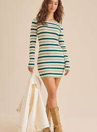 Resa Striped Sweater Dress - TULLABEE