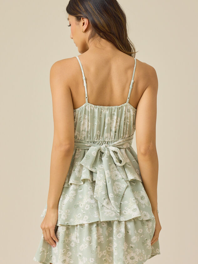 Calista Mini Dress Detail 6 - TULLABEE