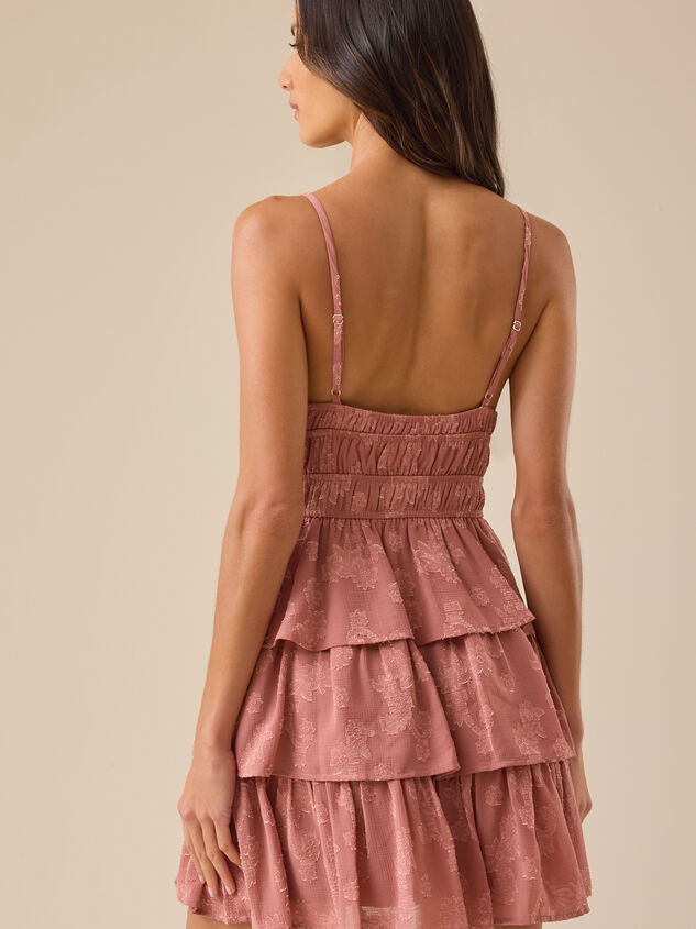 Ellie Tiered Mini Dress Detail 5 - TULLABEE