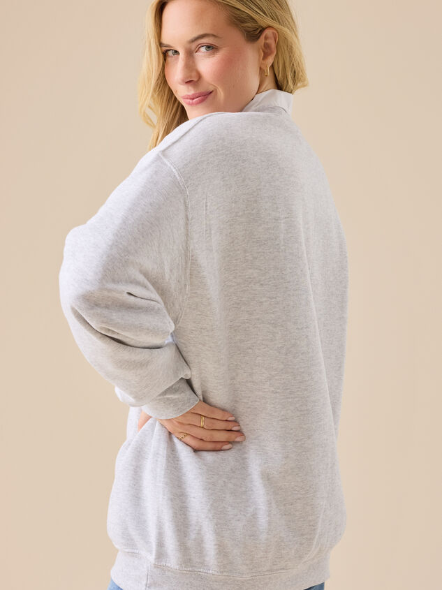 Silly Goose University Embroidered Pullover Detail 4 - TULLABEE