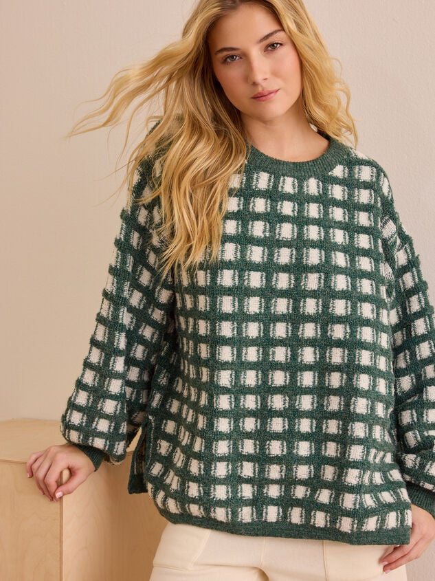 Weekender Gingham Pullover Detail 2 - TULLABEE