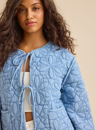 Jane Quilted Jacket Detail 2 - TULLABEE