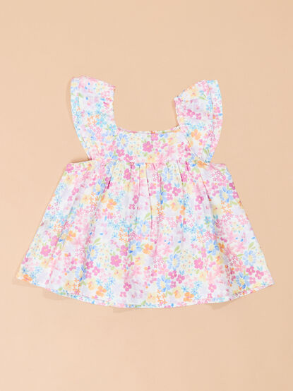 Trina Floral Meadow Baby Dress - TULLABEE