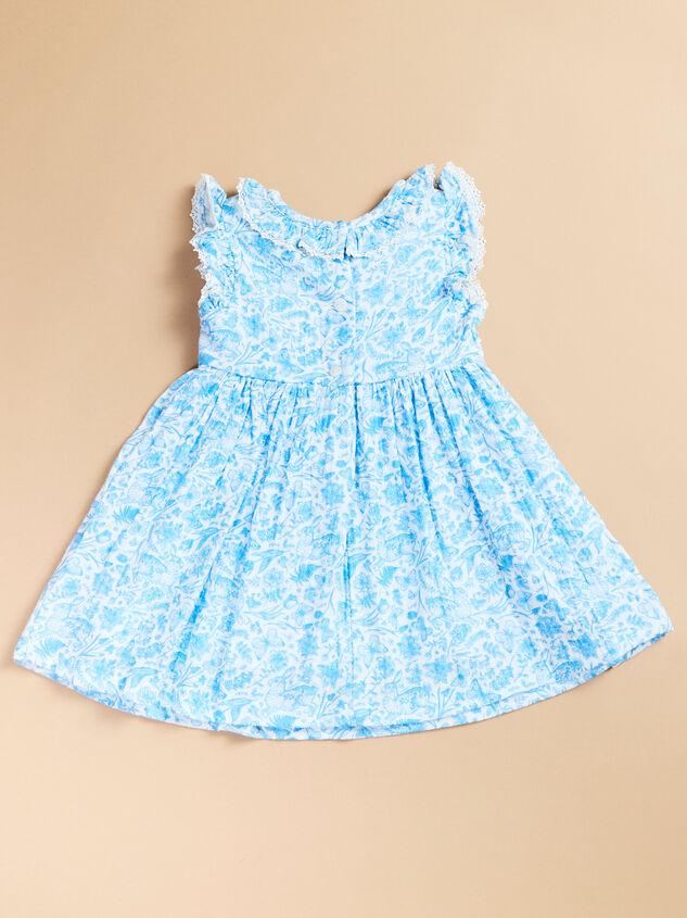 Lydia Floral Smocked Baby Dress Detail 3 - TULLABEE