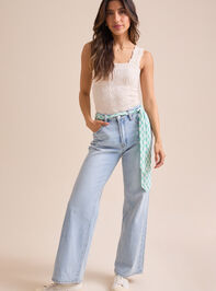 Blaire Seamless Floral Cami Detail 3 - TULLABEE