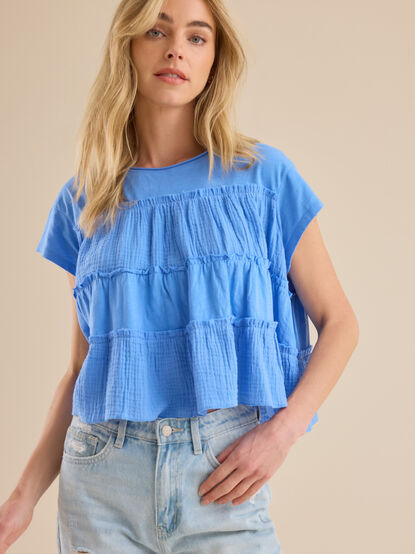 Rebecca Tiered Babydoll Top - TULLABEE