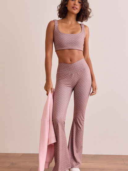 Go For It Polka Dot Sports Bra - TULLABEE