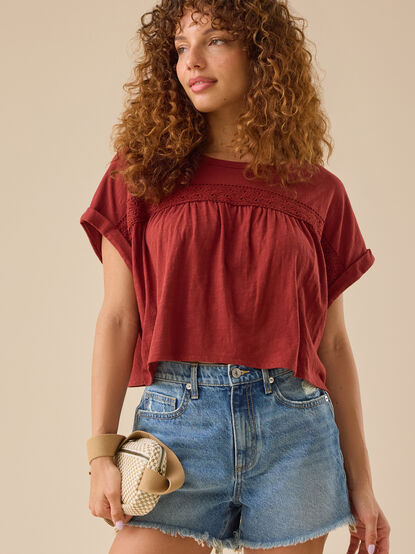 Amelia Crochet Top - TULLABEE