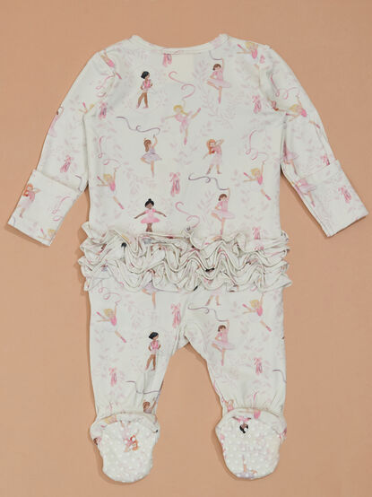 Tiny Dancer Ruffle Footie - TULLABEE