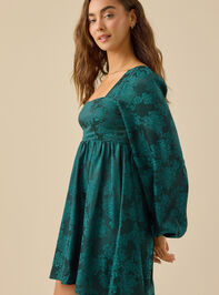 Alexa Long Sleeve Mini Dress Detail 3 - TULLABEE