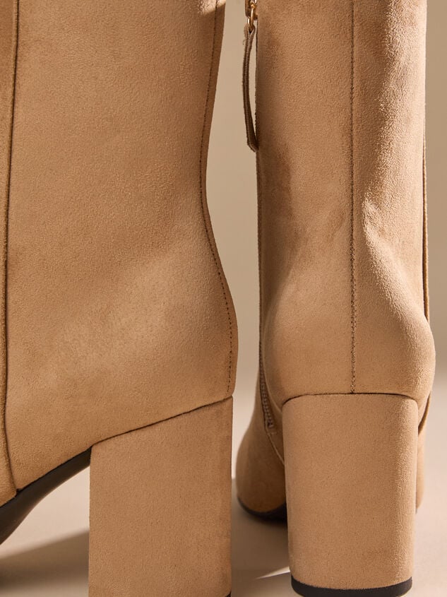 Solana Suede Bootie Detail 4 - TULLABEE