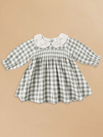Callie Gingham Dress by Quincy Mae - TULLABEE