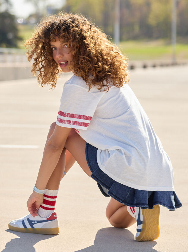 USA Oversized Slub Tee Detail 4 - TULLABEE