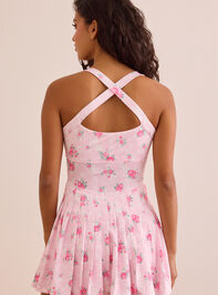 Floral Flex Active Dress Detail 2 - TULLABEE