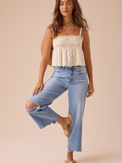 Casie Lace Babydoll Tank - TULLABEE