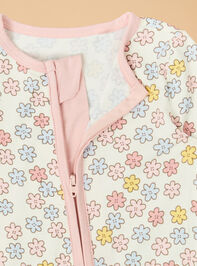 Sara Floral Footless Romper Detail 3 - TULLABEE