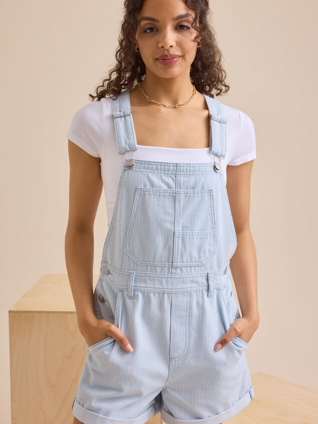 Bobbie Striped Shortall Detail 3 - TULLABEE