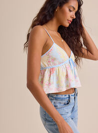 Isa Floral Tank Detail 3 - TULLABEE