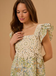 Sunday Mama Floral Dress Detail 4 - TULLABEE
