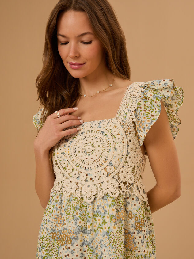 Sunday Mama Floral Dress Detail 4 - TULLABEE
