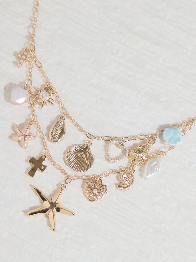 2-Layer Seaside Charm Necklace - TULLABEE