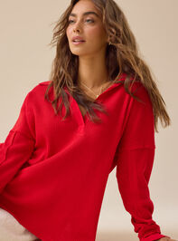 Gracey Waffle Knit Top - TULLABEE