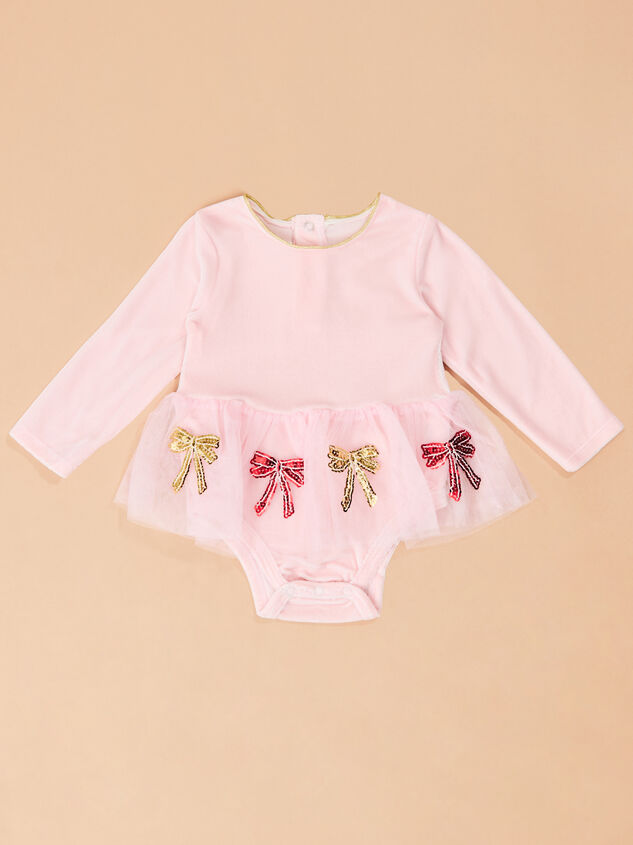 Angelica Velvet Bow Bodysuit by Mudpie - TULLABEE