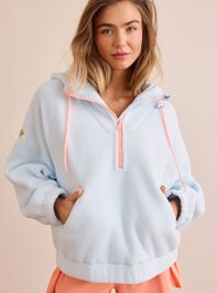 Trackside Fleece Hoodie Detail 3 - TULLABEE