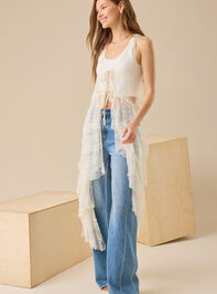 Lizzie Lace Ruffle Kimono Detail 3 - TULLABEE