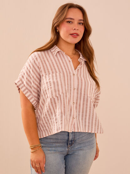 Kathy Button-Down Top - TULLABEE