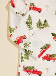 Christmas Truck Footie Detail 3 - TULLABEE