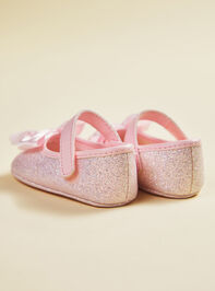 Tish Baby Glitter Ballet Flat Detail 4 - TULLABEE