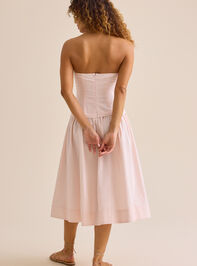 Melusine Midi Dress Detail 5 - TULLABEE