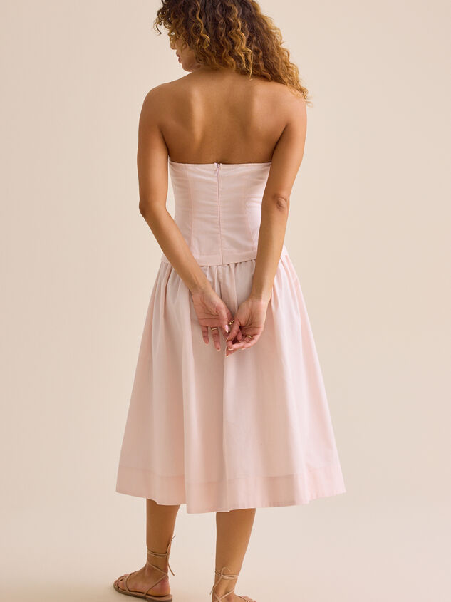 Melusine Midi Dress Detail 5 - TULLABEE