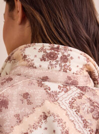 Garden Stroll Balloon Sleeve Pullover Detail 6 - TULLABEE