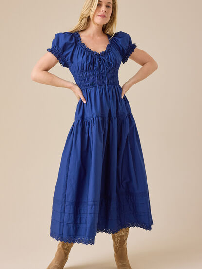 Eli Lilly Eyelet Maxi Dress - TULLABEE