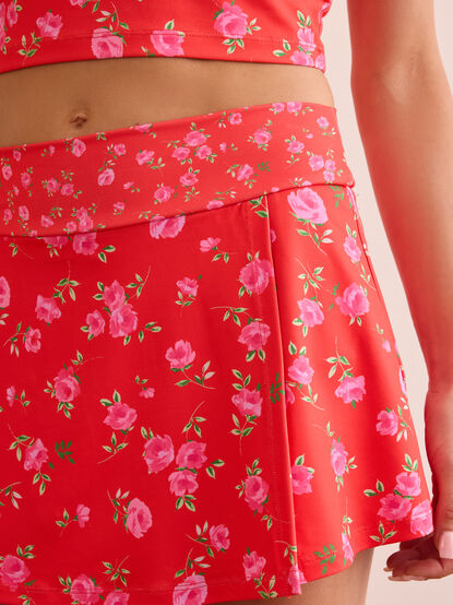 Tempo Floral Mini Skort - TULLABEE