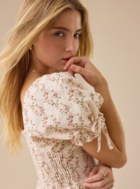 Mable Floral Mama Dress Detail 3 - TULLABEE